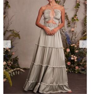 V. Chapman Sage Green Maxi Dress